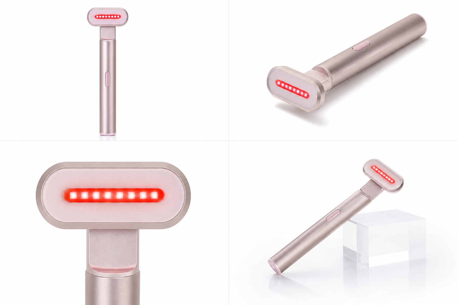 LumaDermic™ 4-in-1 Red Light Therapy Wand | Glow Radiance