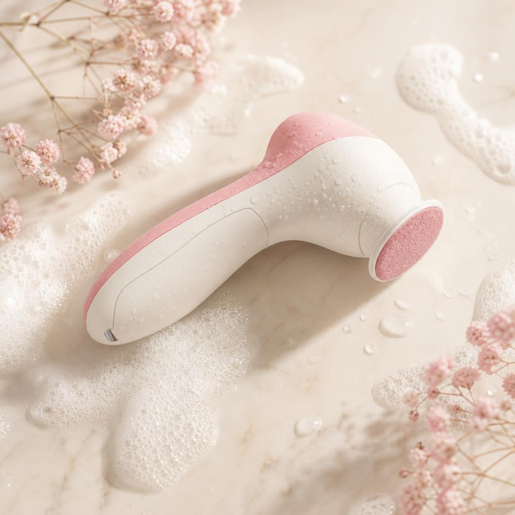 Electric cleansing brush on marble 2
